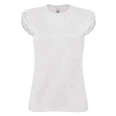 Футболка женская B&C Too Chic, белая фото