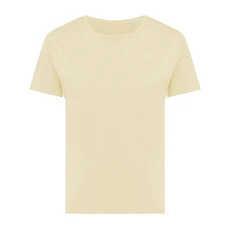 Футболка женская из переработанного хлопка Iqoniq Yala, 160 гр/м2, бежевая фото