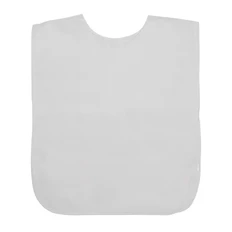 Футбольный жилет Vestr, 100% п/ э, белый фото