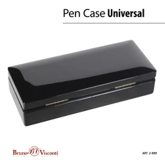 Футляр деревянный лакированный под ручку Bruno Visconti, черный фото