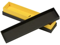 Футляр для 1 ручки Bloom, черный / желтый фото