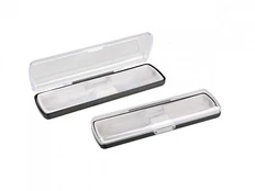 Футляр пластиковый для ручки Pencase Uno, прозрачный / черный фото