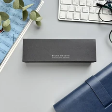 Футляр подарочный под ручку Bruno Visconti, soft touch, черный фото