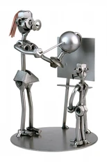 Фигурка из металла Hinz & Kunst «Школьный педагог», серебристая фото