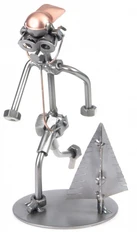 Фигурка из металла Hinz & Kunst «Второе дыхание на пробежке», серебристая фото