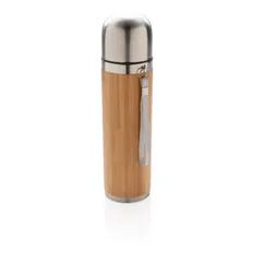 Термос для путешествий герметичный вакуумный Bamboo, 450 мл, бежевый фото