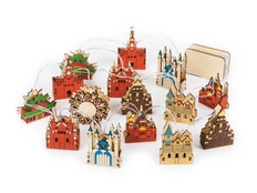 Гирлянда елочная «Достопримечательности России», разноцветная фото