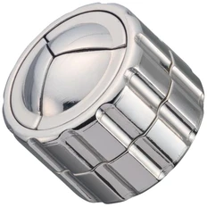 Головоломка Huzzle 4 Cylinder, серебристая фото