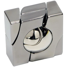 Головоломка Huzzle 5 Marble, серебристая фото