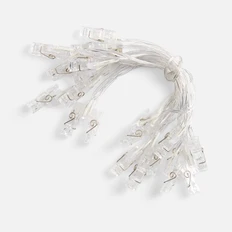 Гирлянда с прищепками Lumitale, белая фото
