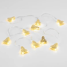 Гирлянда светодиодная Golden Lights, золотистая фото