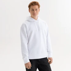 Худи с капюшоном Alex, белое фото