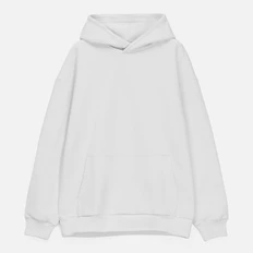 Худи унисекс оверсайз Molti Daylero, белое фото