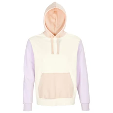 Худи унисекс Sol's Collins, белое / бежевое / розовое фото