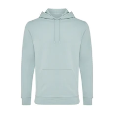Худи из переработанного неокрашенного хлопка Iqoniq Jasper, 340 г/м², зеленое фото