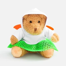  Игрушка-конструктор мягкая «Мишка Cuddleton» в юбочке, на заказ, коричневая фото