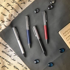 Ручка шариковая металлическая B1 Jazzy, черная фото