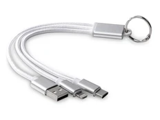 Кабель для зарядки 3 в 1 Tres, белый фото