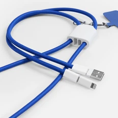 Кабель-ланьярд EnergyFlex Pro, синий фото