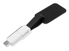 Кабель зарядный Charge-It 3 в 1, чёрный фото