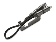 Кабель зарядный универсальный с подставкой Savio Ironwood N2, 45 Вт, темно-серый фото