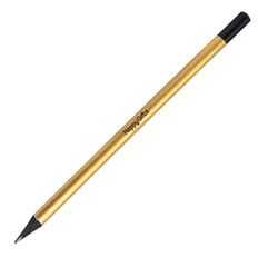 Карандаш чернографитный трехгранный Image, HB, золотистый / черный фото