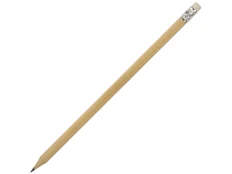 Карандаш простой Графит, коричневый / белый фото