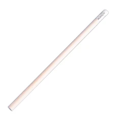 Карандаш простой круглый с ластиком Simple, HB, бежевый / белый фото