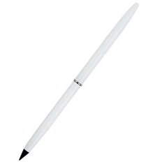 Карандаш вечный с шариковой ручкой EverLine, белый фото