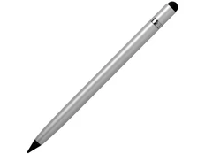 Карандаш вечный со стилусом и ластиком Eternal, серебристый фото