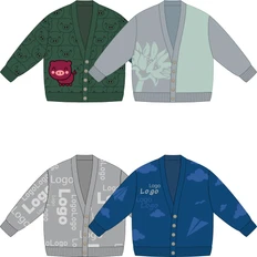 Кардиган Cozy Knit на заказ, акрил фото