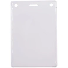 Карман для бейджа Lucent Maxi, вертикальный, прозрачный фото