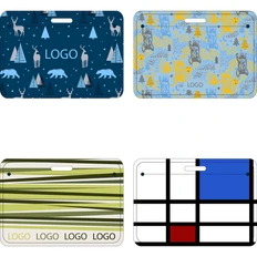 Карман для бейджа Saff Plus, горизонтальный, на заказ фото