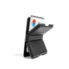 Картхолдер магнитный для телефона C-Secure MagSafe, черный фото