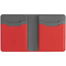 Картхолдер с отделением для купюр Dual, красный фото