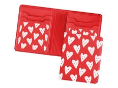 Картхолдер с отделением для наличных денег с возможностью полноцветной УФ-печати, софт-тач, разноцветный фото