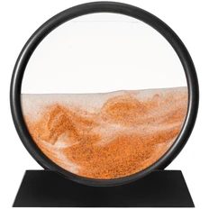 Картина-антистресс песочная Molti Pleasantville, черная / оранжевая фото