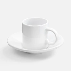 Кофейная пара для сублимационной печати Miamore, белая фото