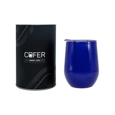 Кофер со сменными крышками Cofer Tube CO12 Black, синий фото