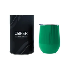 Кофер со сменными крышками Cofer Tube CO12 Black, зеленый фото