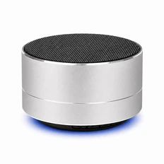 Колонка беспроводная Bluetooth MuzOn, серебристая фото