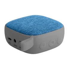 Колонка беспроводная Chubby, серая / голубая фото