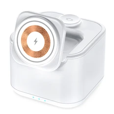 Колонка беспроводная с беспроводным зарядным Powerbox, белый фото