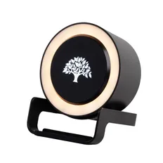 Колонка беспроводная с функцией беспроводной зарядки и подсветкой Smart Loud, черная фото
