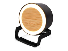 Колонка беспроводная с функцией быстрой зарядки Evolt Eclipse, 5 Вт, черная фото