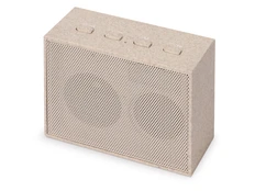 Колонка беспроводная Wheatty из пшеничной соломы, бежевая фото