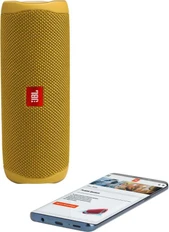 Колонка портативная JBL Flip 5, желтая фото