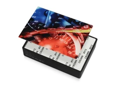 Колонка портативная с полноцветной печатью Concept, чёрная фото