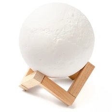 Колонка-светильник беспроводная Moonlight, белая фото