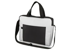 Конференц сумка для документов Congress, чёрно-серая фото